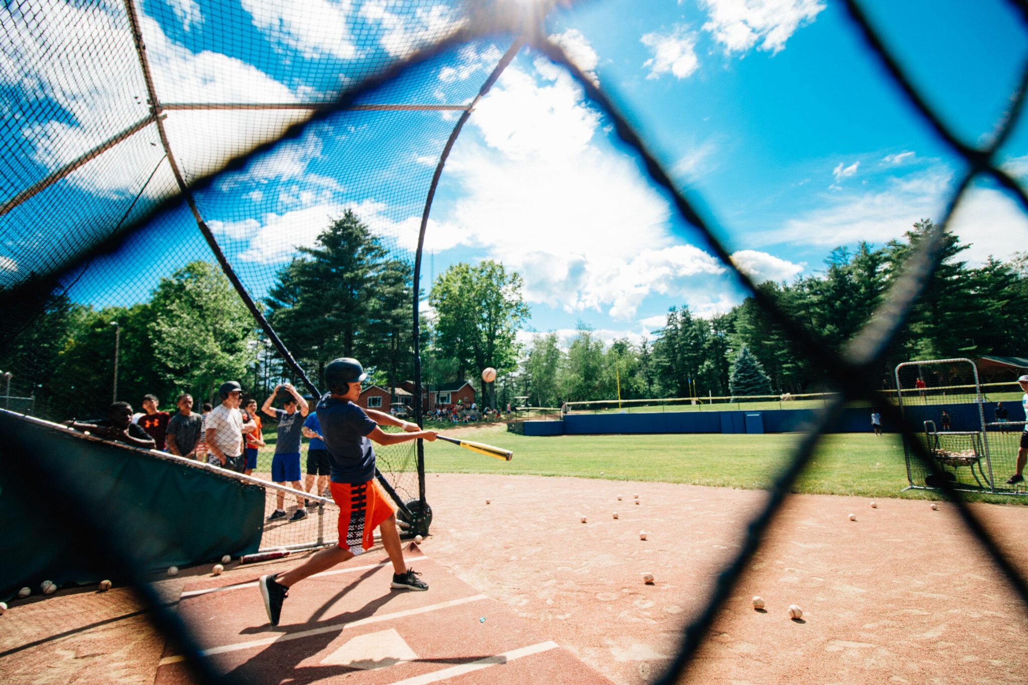 sunny great hitting shot baseball blue 1