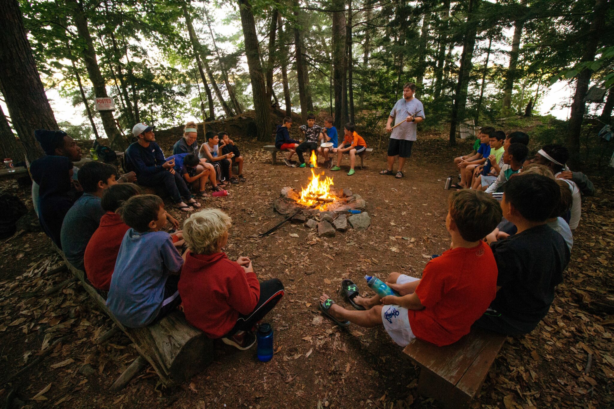 Spirit Island campfire
